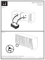 Preview for 3 page of Union Home ARRAY SIDEBOARD LVR00619 Assembly Instructions