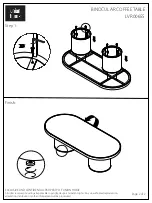 Preview for 2 page of Union Home BINOCULAR LVR00655 Assembly