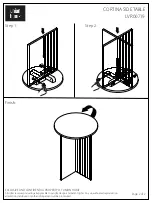 Preview for 2 page of Union Home CORTINA LVR00719 Manual