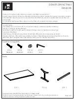 Preview for 1 page of Union Home DENVER DIN00199 Assembly Instructions