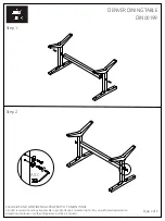 Preview for 2 page of Union Home DENVER DIN00199 Assembly Instructions