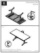 Preview for 3 page of Union Home DENVER DIN00199 Assembly Instructions