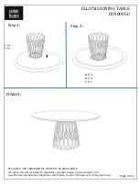 Preview for 2 page of Union Home Ellipsis DIN00050 Manual