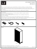 Union Home LOUISIANA BDM00013 Quick Start Manual preview