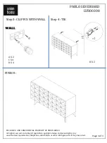 Preview for 3 page of Union Home PABLO SIDEBOARD Quick Manual