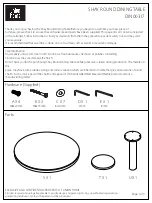 Preview for 1 page of Union Home SHAY DIN00317 Assembly Instructions