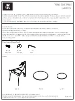 Preview for 1 page of Union Home TORO SIDE TABLE LVR00712 Assembly