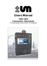 Union Instruments CWD 2005 User Manual preview