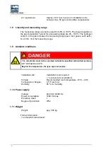 Preview for 8 page of Union Instruments CWD2000 EX Original Operating Instructions