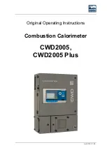 Предварительный просмотр 1 страницы Union Instruments CWD2005 SPC Original Operating Instructions