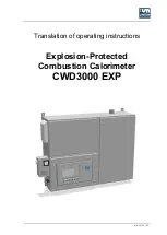 Union Instruments CWD3000 EXP Operating Instructions Manual preview