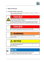 Preview for 15 page of Union Instruments CWD3000 EXP Operating Instructions Manual