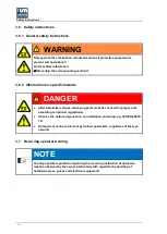 Preview for 18 page of Union Instruments CWD3000 EXP Operating Instructions Manual