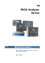 Preview for 1 page of Union Instruments INCA Series Instruction Manual