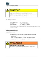 Preview for 20 page of Union Instruments Pury250 S Operating Instructions Manual