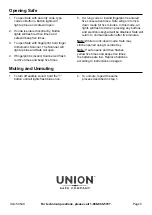 Preview for 5 page of Union 59549 Owner'S Manual & Safety Instructions