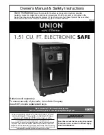 Union 62678 Owner'S Manual And Safety Instructions preview