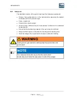 Preview for 36 page of Union CWD2005 DPC Operating Instructions Manual