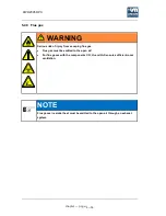 Preview for 44 page of Union CWD2005 DPC Operating Instructions Manual