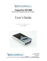 UnionNet SP2100 User Manual preview