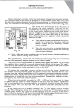 Preview for 21 page of UnionSpecial 266 Instructions For Adjusting And Operating