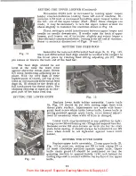 Preview for 10 page of UnionSpecial 39500MK Instructions For Adjusting And Operating