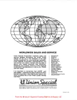 Preview for 60 page of UnionSpecial 398 Classic Series Adjusting Instructions And Illustrated Parts List