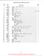 Preview for 23 page of UnionSpecial 56100 M Adjusting Instructions And Illustrated Parts List