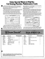 Предварительный просмотр 39 страницы UnionSpecial 61800C Instructions And Operating Manual