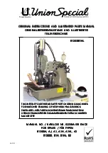 UnionSpecial 81300B1HL Original Instructions Manual preview