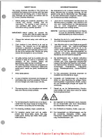 Preview for 5 page of UnionSpecial 81500B Instructions And Illustrated Parts List