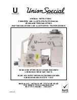 UnionSpecial BC200 Original Instructions Engineers, And Illustrated Parts Manual preview