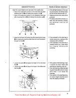 Preview for 19 page of UnionSpecial CS122 Engineer'S Manual