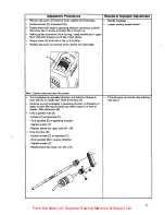 Предварительный просмотр 11 страницы UnionSpecial FS322 Engineer'S Manual