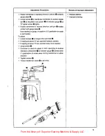 Предварительный просмотр 13 страницы UnionSpecial FS322 Engineer'S Manual