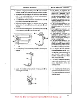 Предварительный просмотр 21 страницы UnionSpecial FS322 Engineer'S Manual