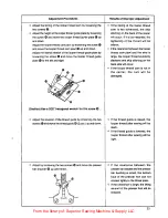 Предварительный просмотр 23 страницы UnionSpecial FS322 Engineer'S Manual