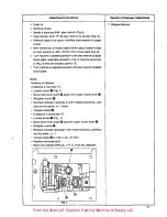 Предварительный просмотр 31 страницы UnionSpecial FS322 Engineer'S Manual