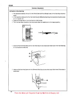 Предварительный просмотр 38 страницы UnionSpecial FS322 Engineer'S Manual