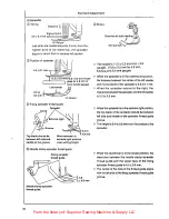 Предварительный просмотр 40 страницы UnionSpecial FS322 Engineer'S Manual