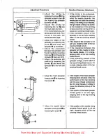 Предварительный просмотр 41 страницы UnionSpecial FS322 Engineer'S Manual