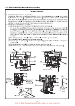 Preview for 34 page of UnionSpecial Juki 36200 Series Engineer'S Manual