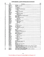 Preview for 39 page of UnionSpecial LF612K112HJ Adjusting Instructions And Illustrated Parts List