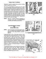 Preview for 9 page of UnionSpecial LF612KlOOHB Adjusting Instructions And Illustrated Parts List