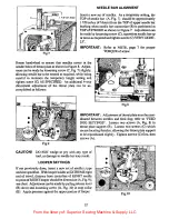 Preview for 12 page of UnionSpecial LF612KlOOHB Adjusting Instructions And Illustrated Parts List