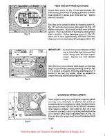 Preview for 16 page of UnionSpecial LF612KlOOHB Adjusting Instructions And Illustrated Parts List