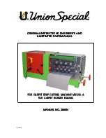 UnionSpecial M312A Manual preview