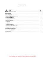 Preview for 2 page of UnionSpecial SP100 Series Adjusting Instructions