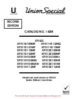 UnionSpecial XF511B100MF Manual preview