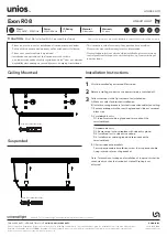 Preview for 1 page of unios Exon R08 Quick Start Quide